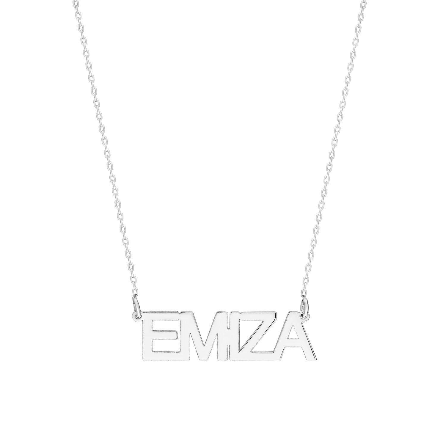Naamketting drukletters ketting - emiza jewellery