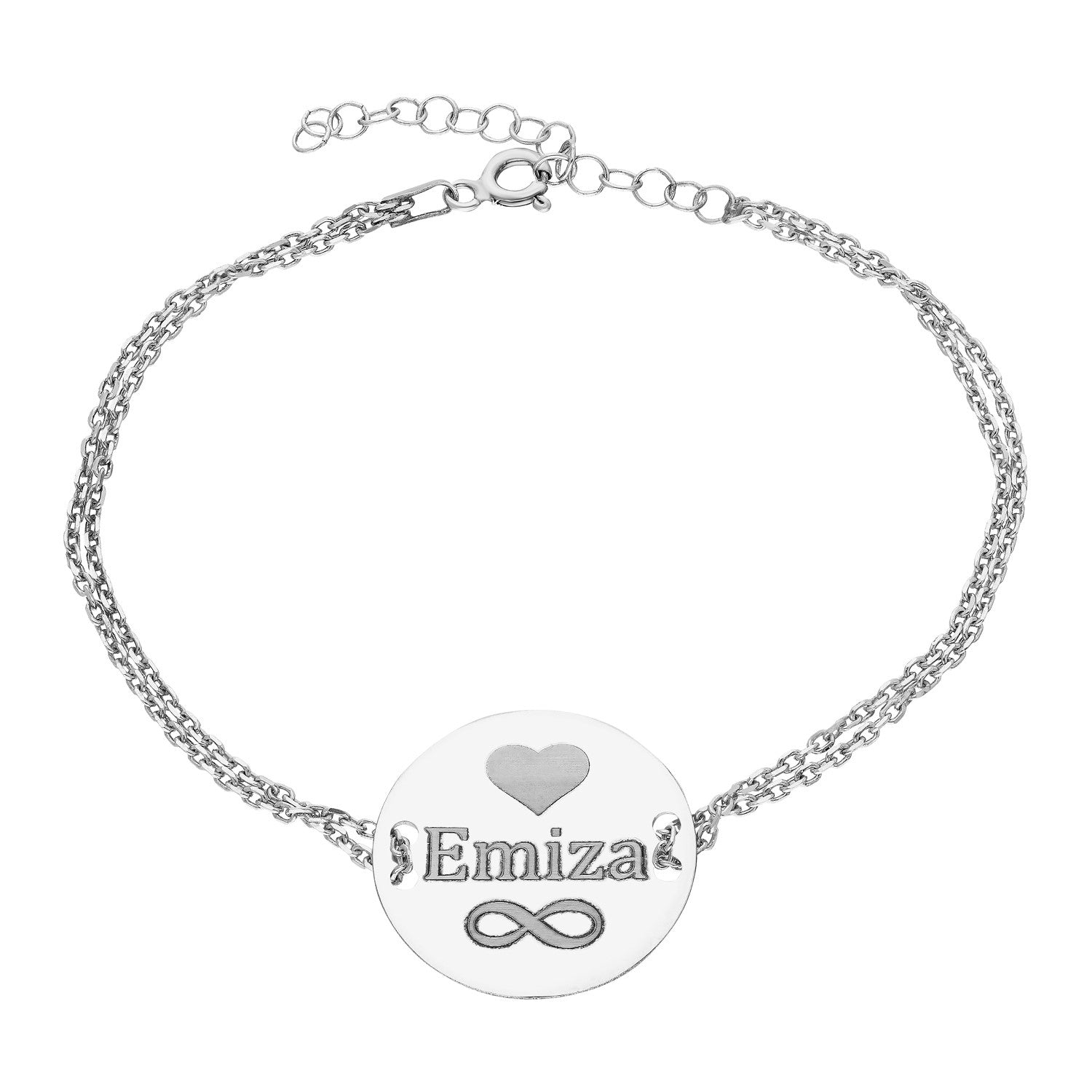 Rond armband graveerwerk - emiza jewellery