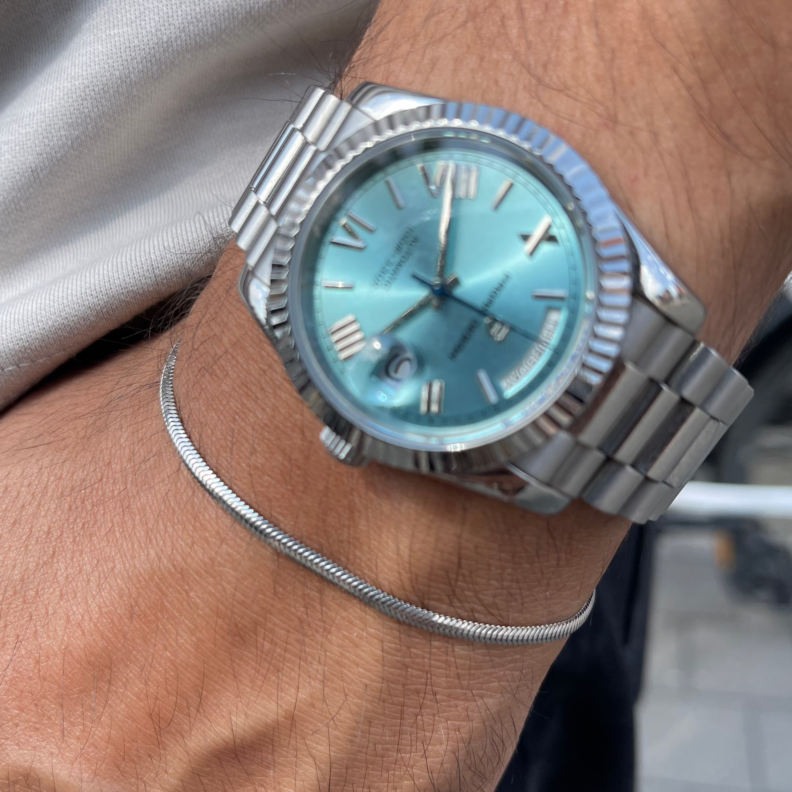 snake chain armband voor mannen