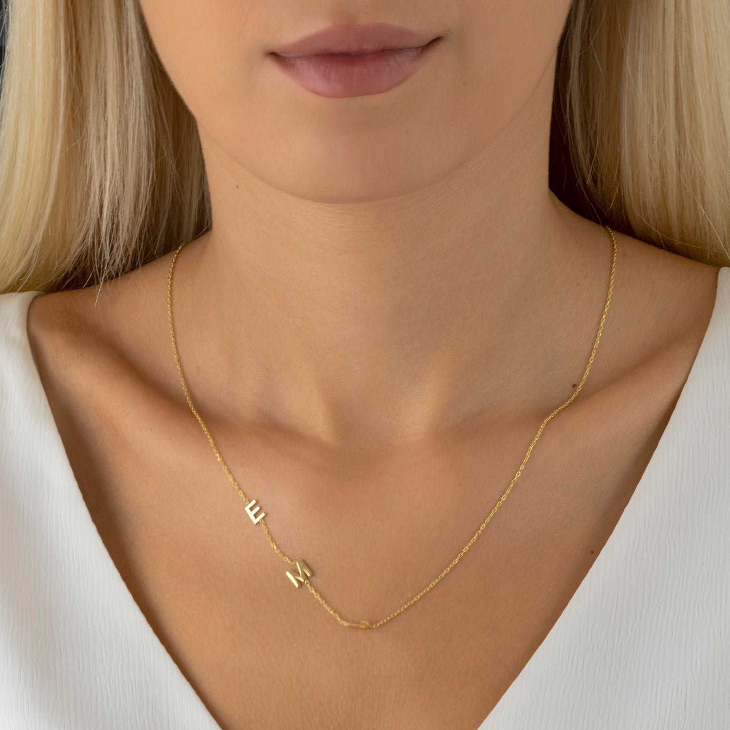 Naamketting 3 initialen - emiza jewellery