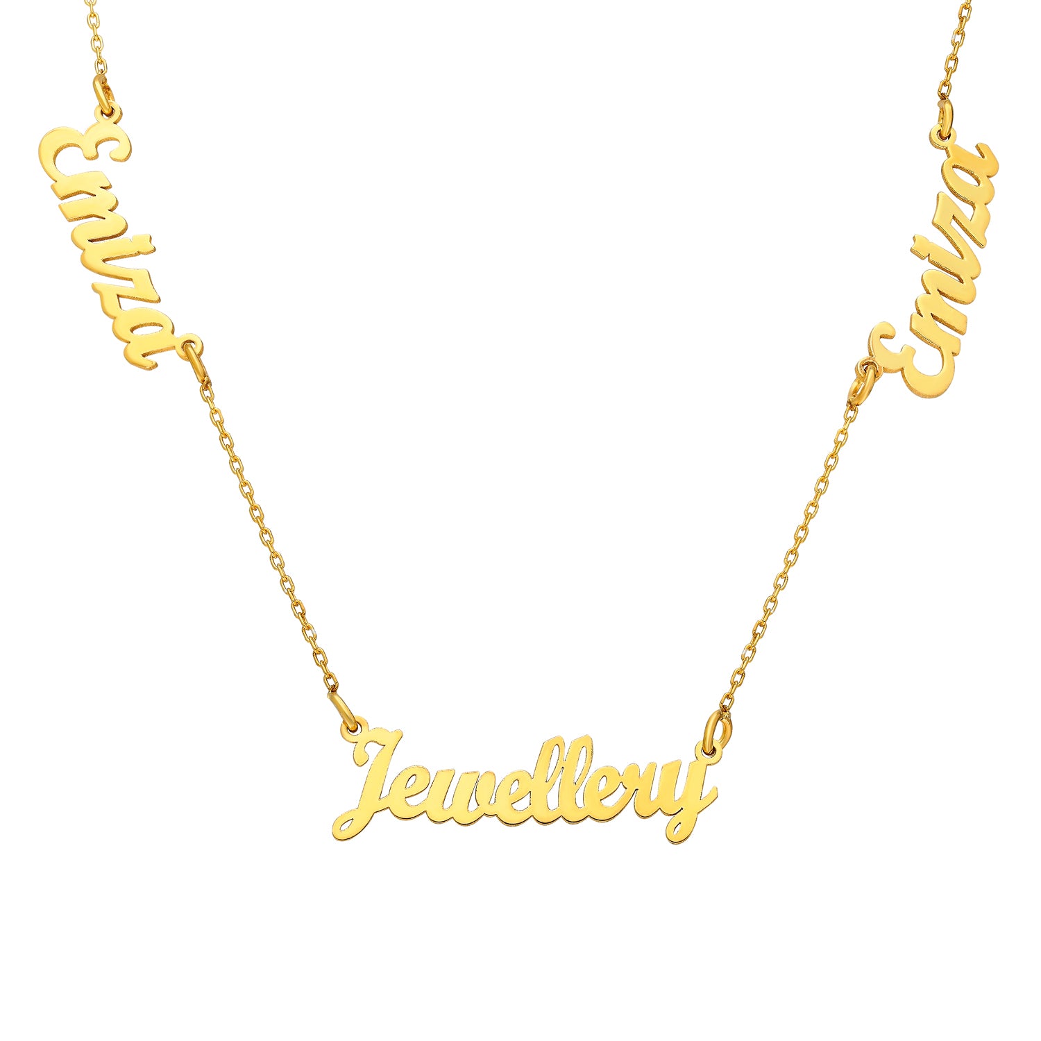 Naamketting handschrift horizontaal - emiza jewellery