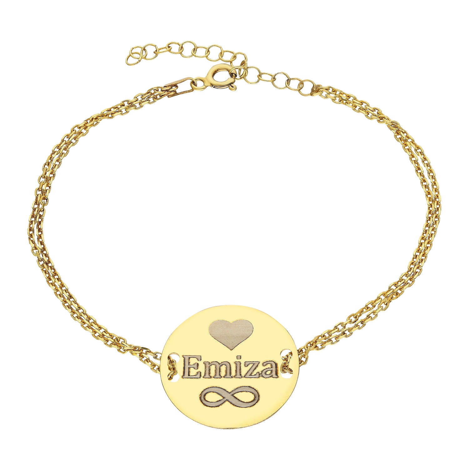 Rond armband graveerwerk - emiza jewellery