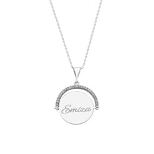 Afbeelding in Gallery-weergave laden, Rond omkeerbaar ketting graveerwerk - emiza jewellery
