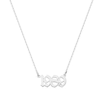 Afbeelding in Gallery-weergave laden, Naamketting jaartal - emiza jewellery
