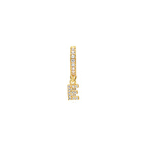 Afbeelding in Gallery-weergave laden, Dubbele initiaal oorbel met steentjes-Emiza Jewellery
