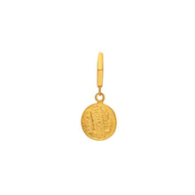 Afbeelding in Gallery-weergave laden, Hoop met munt hanger - emiza jewellery
