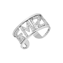 Afbeelding in Gallery-weergave laden, Naam ring met steentjes - emiza jewellery
