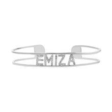 Afbeelding in Gallery-weergave laden, Naam armband drukletters steentjes - emiza jewellery
