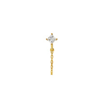 Afbeelding in Gallery-weergave laden, Mini hoop met ketting detail-Emiza Jewellery
