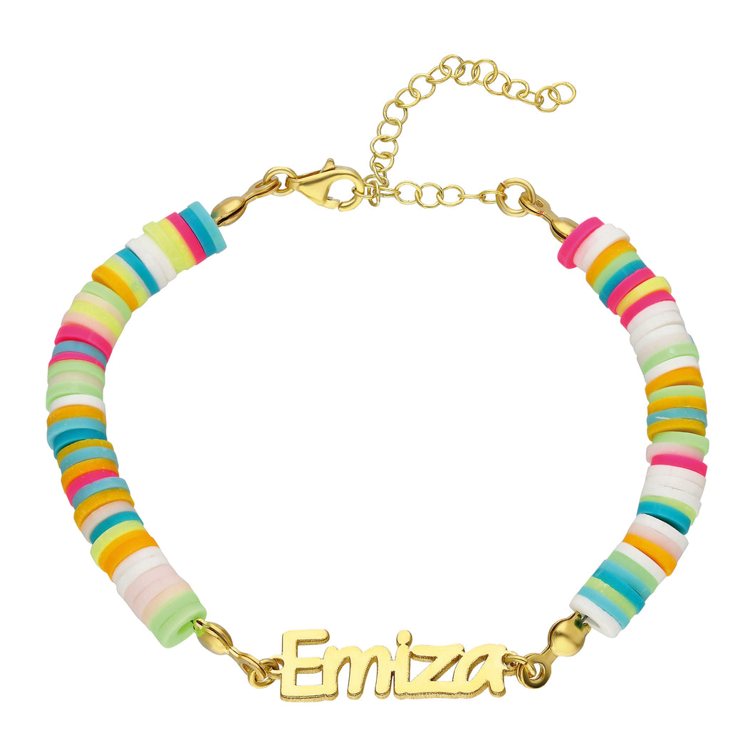 Gekleurde naam armband voor meisjes