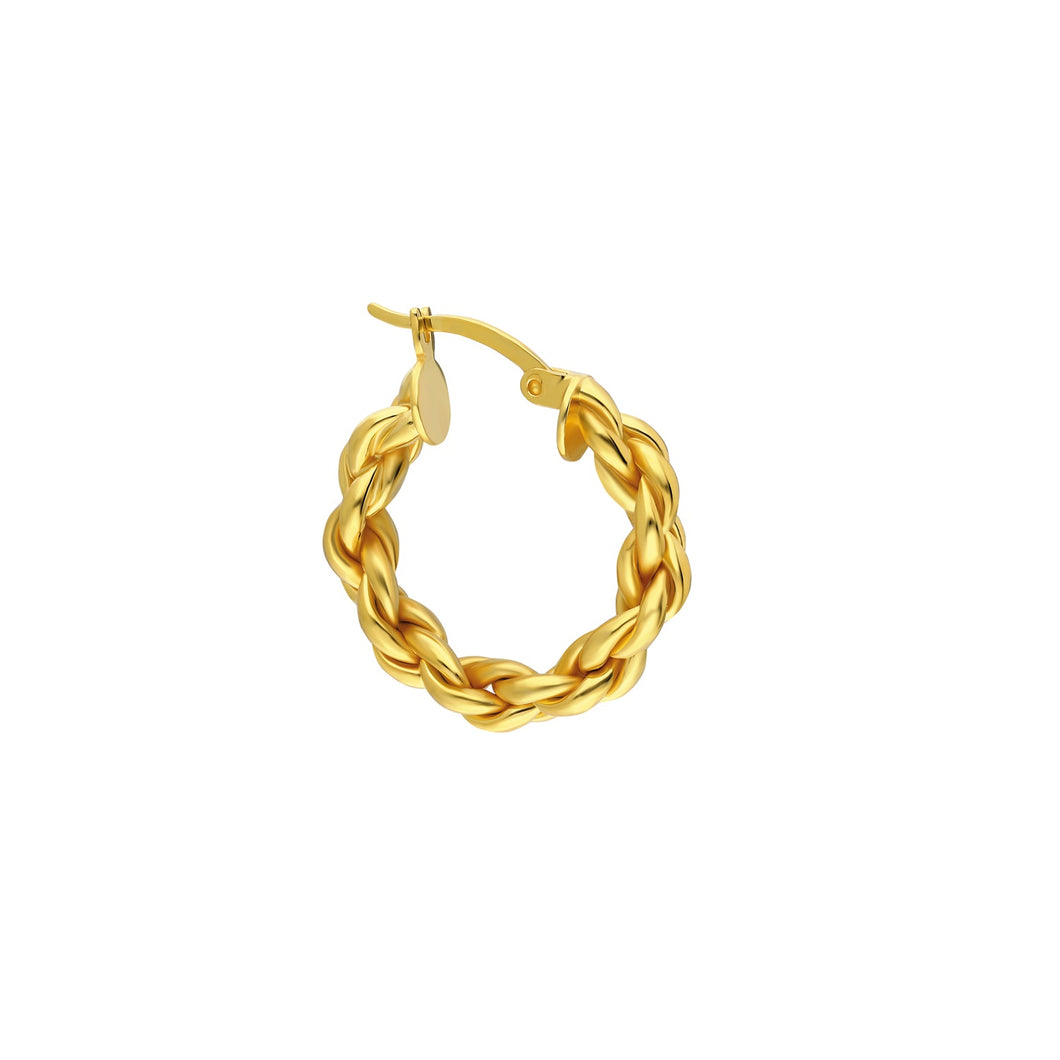 Vlecht hoops-Emiza Jewellery