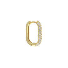 Afbeelding in Gallery-weergave laden, Flora hoop met zirkonia stenen-Emiza Jewellery
