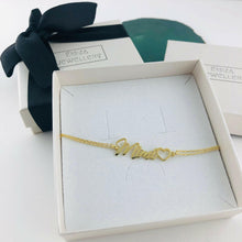 Afbeelding in Gallery-weergave laden, Naam armband handschrift klassiek - emiza jewellery
