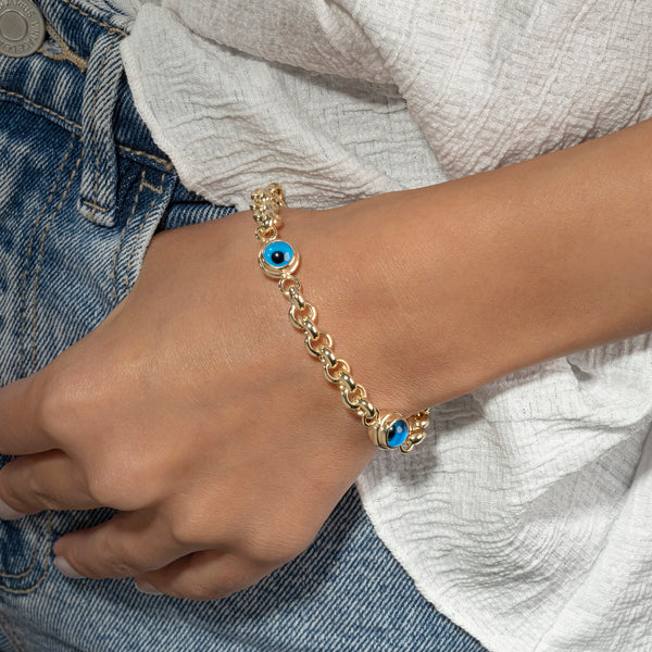 Armband met evil eye - emiza jewellery