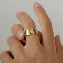 Afbeelding in Gallery-weergave laden, Initiaal ring - emiza jewellery
