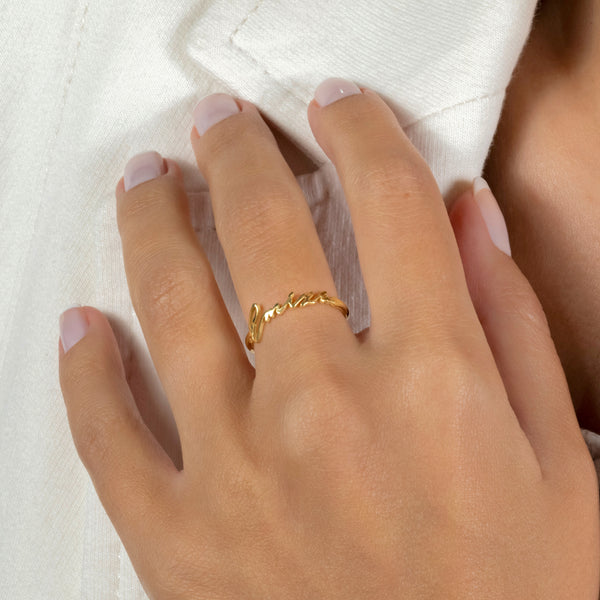 Naam ring handschrift