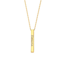 Afbeelding in Gallery-weergave laden, Staaf ketting graveerwerk - emiza jewellery
