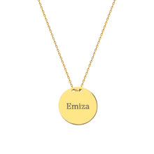 Afbeelding in Gallery-weergave laden, Rond ketting graveerwerk - emiza jewellery
