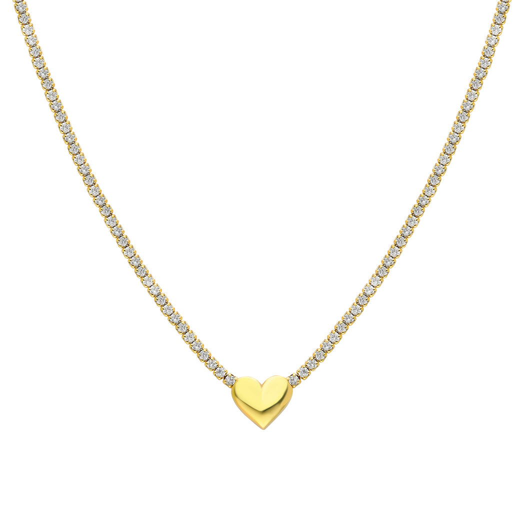 tennis met hartje - emiza jewellery