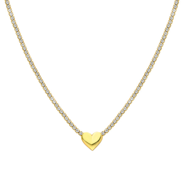 tennis met hartje - emiza jewellery