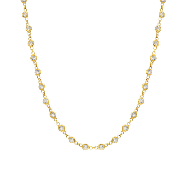 Ketting met steentjes - emzia jewellery