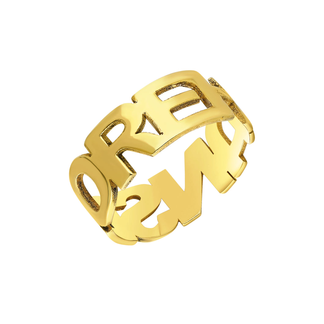 Naam ring - emiza jewellery