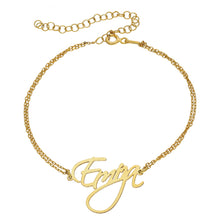 Afbeelding in Gallery-weergave laden, Naam armband handschrift klassiek - emiza jewellery

