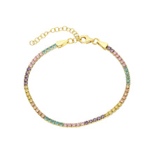Afbeelding in Gallery-weergave laden, Tennis met pastel steentjes - emiza jewellery
